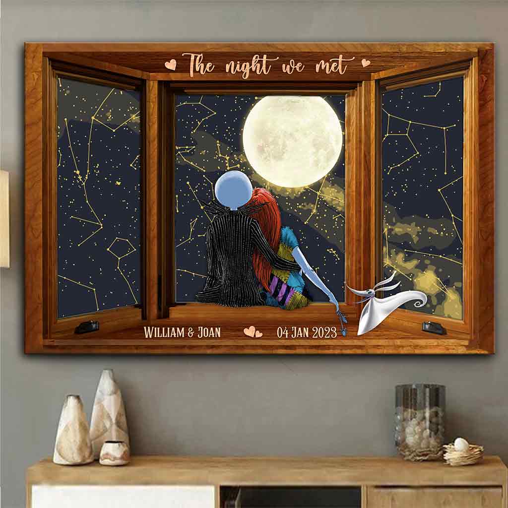 Personalized Canvas & Poster of Your Special Night Gift