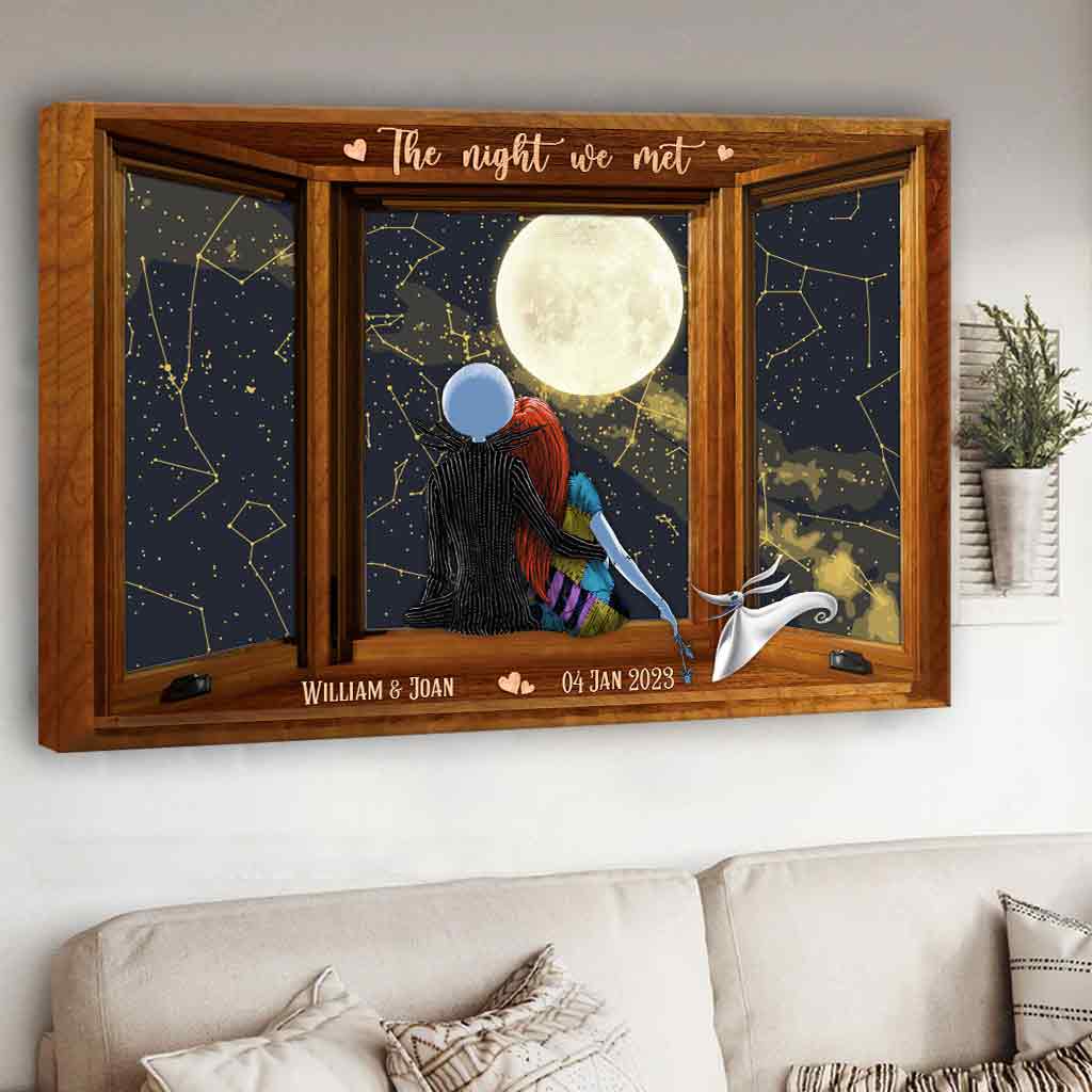 Personalized Canvas & Poster of Your Special Night Gift
