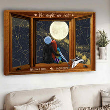 Load image into Gallery viewer, Personalized Canvas &amp; Poster of Your Special Night Gift
