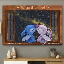Load image into Gallery viewer, Personalized Ohana Canvas Art Custom Couple Print Gift

