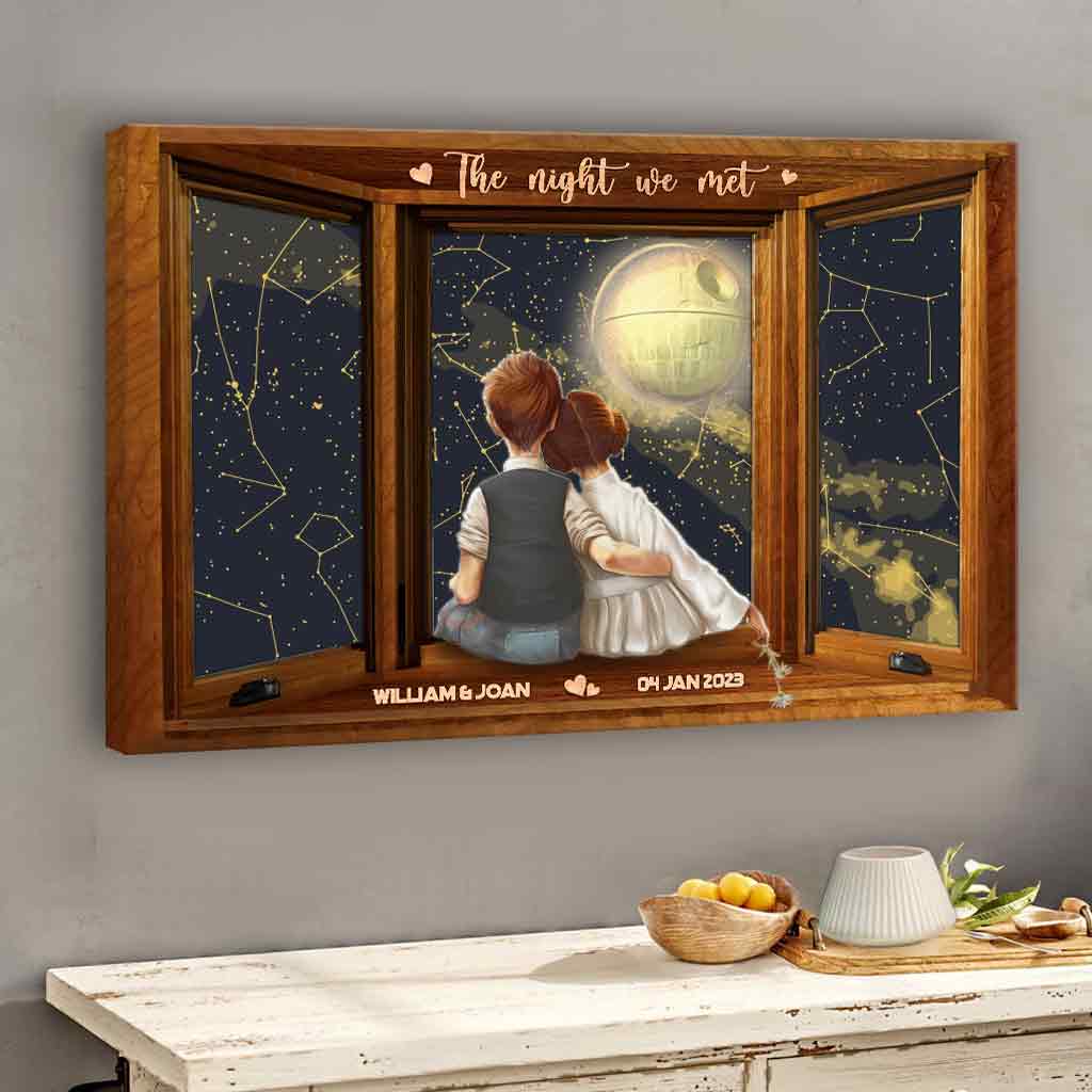 Personalized Love Canvas Print Custom Couple Gift Unique Wall Art