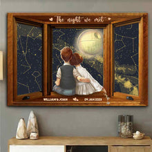 Load image into Gallery viewer, Personalized Love Canvas Print Custom Couple Gift Unique Wall Art
