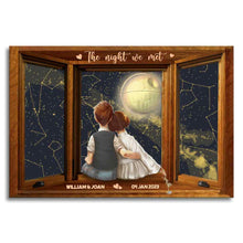 Load image into Gallery viewer, Personalized Love Canvas Print Custom Couple Gift Unique Wall Art
