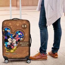 Load image into Gallery viewer, Personalized Mouse Luggage Cover with Custom Names for Couples
