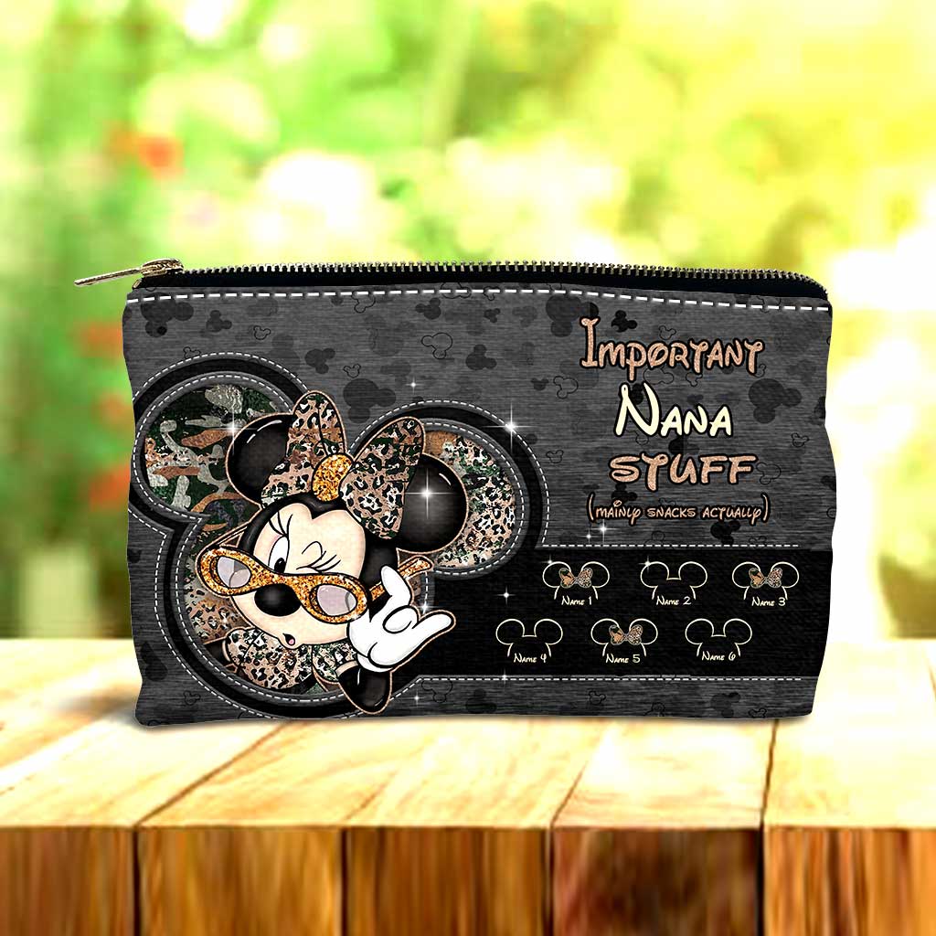 Personalized Nana Pouch Custom Name Gift for Grandma
