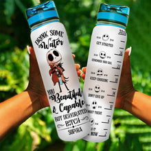 Load image into Gallery viewer, Personalized Water Tracker Bottle Custom Name Gift for Her
