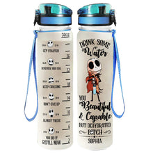 Load image into Gallery viewer, Personalized Water Tracker Bottle Custom Name Gift for Her

