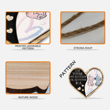 Load image into Gallery viewer, Personalized Ohana Wood Sign Custom Name Couple Gift Heart
