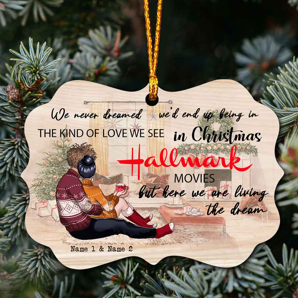 Personalized Christmas Ornament Custom Names Acrylic Gift