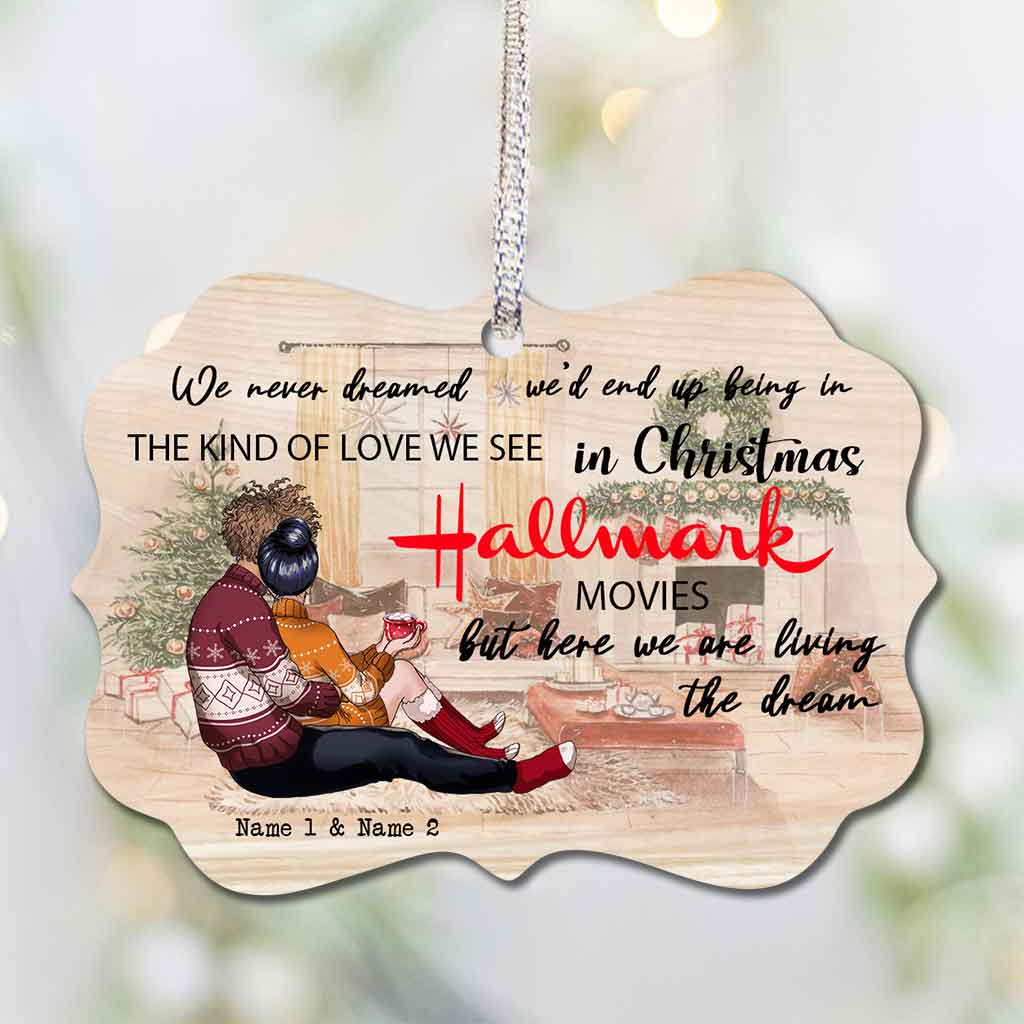Personalized Christmas Ornament Custom Names Acrylic Gift