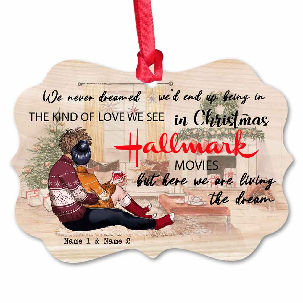 Personalized Christmas Ornament Custom Names Acrylic Gift