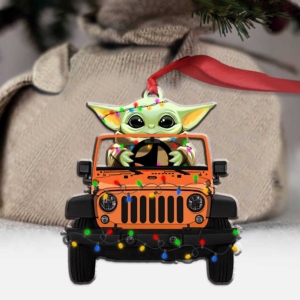 Personalized Christmas Car Ornament Custom Name Gift for Kids