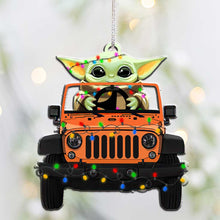 Load image into Gallery viewer, Personalized Christmas Car Ornament Custom Name Gift for Kids
