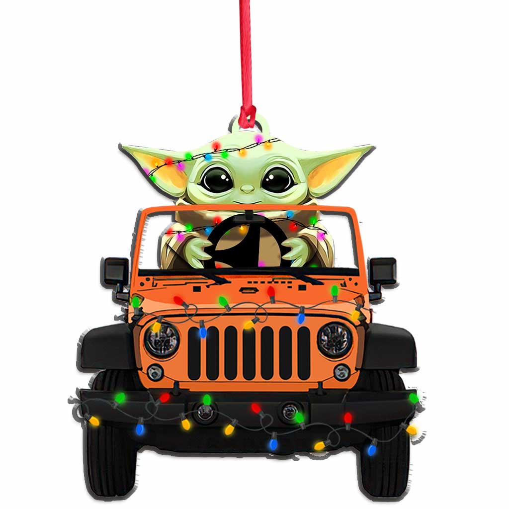 Personalized Christmas Car Ornament Custom Name Gift for Kids