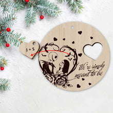 Load image into Gallery viewer, Personalized Nightmare Before Christmas Wooden Ornament Gift for Couple
