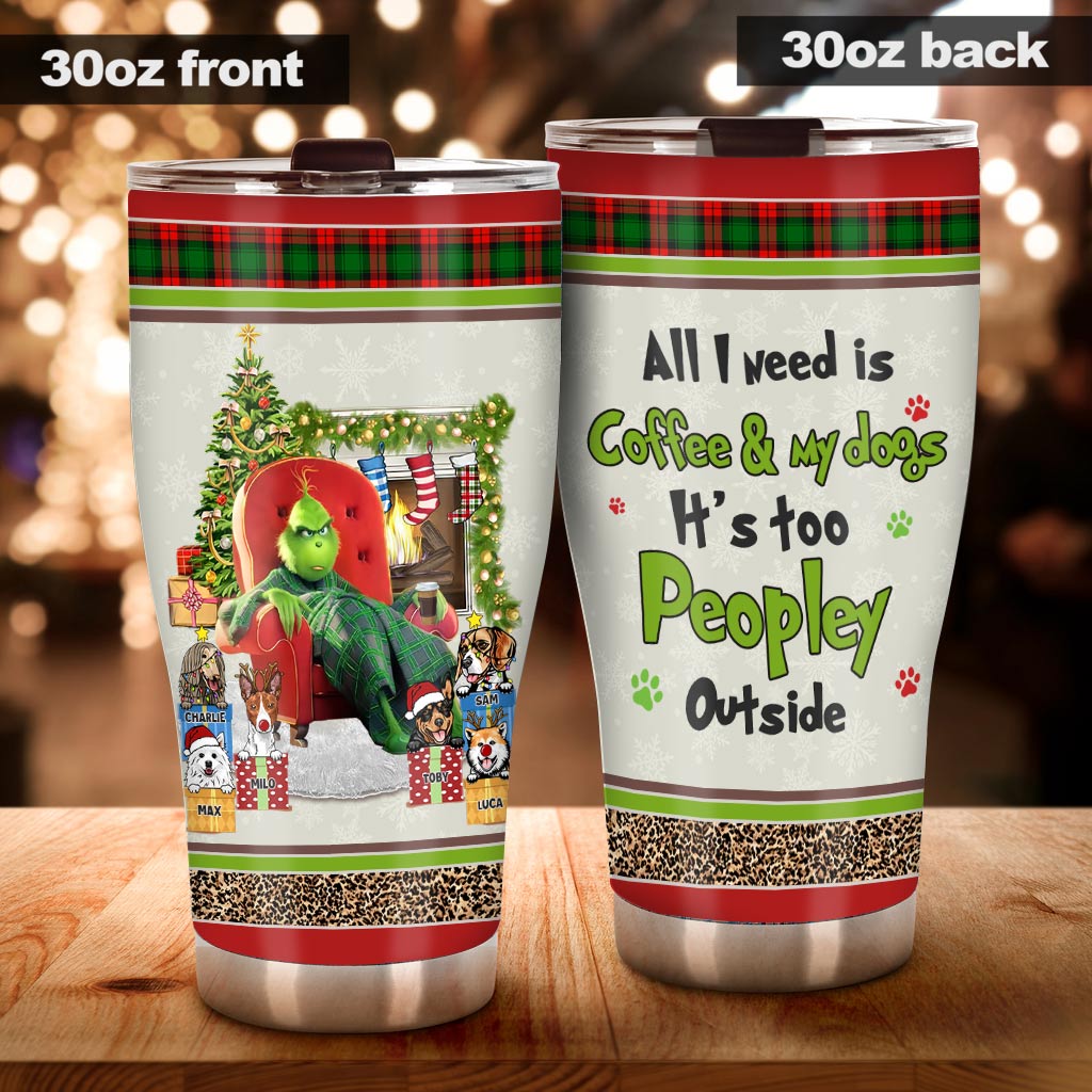 Personalized Dog Tumbler Coffee Lover Gift for Pet Owners