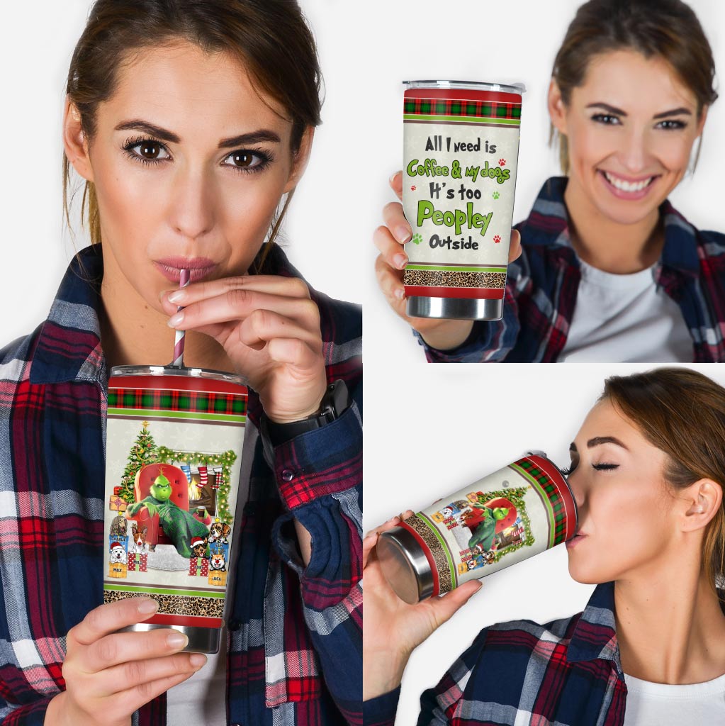 Personalized Dog Tumbler Coffee Lover Gift for Pet Owners