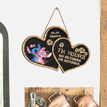 Load image into Gallery viewer, Personalized Ohana Wood Sign Custom Name Gift for Couple
