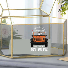 Load image into Gallery viewer, Personalized Love Tank Couple Car Decal for Vehicles - Custom Design
