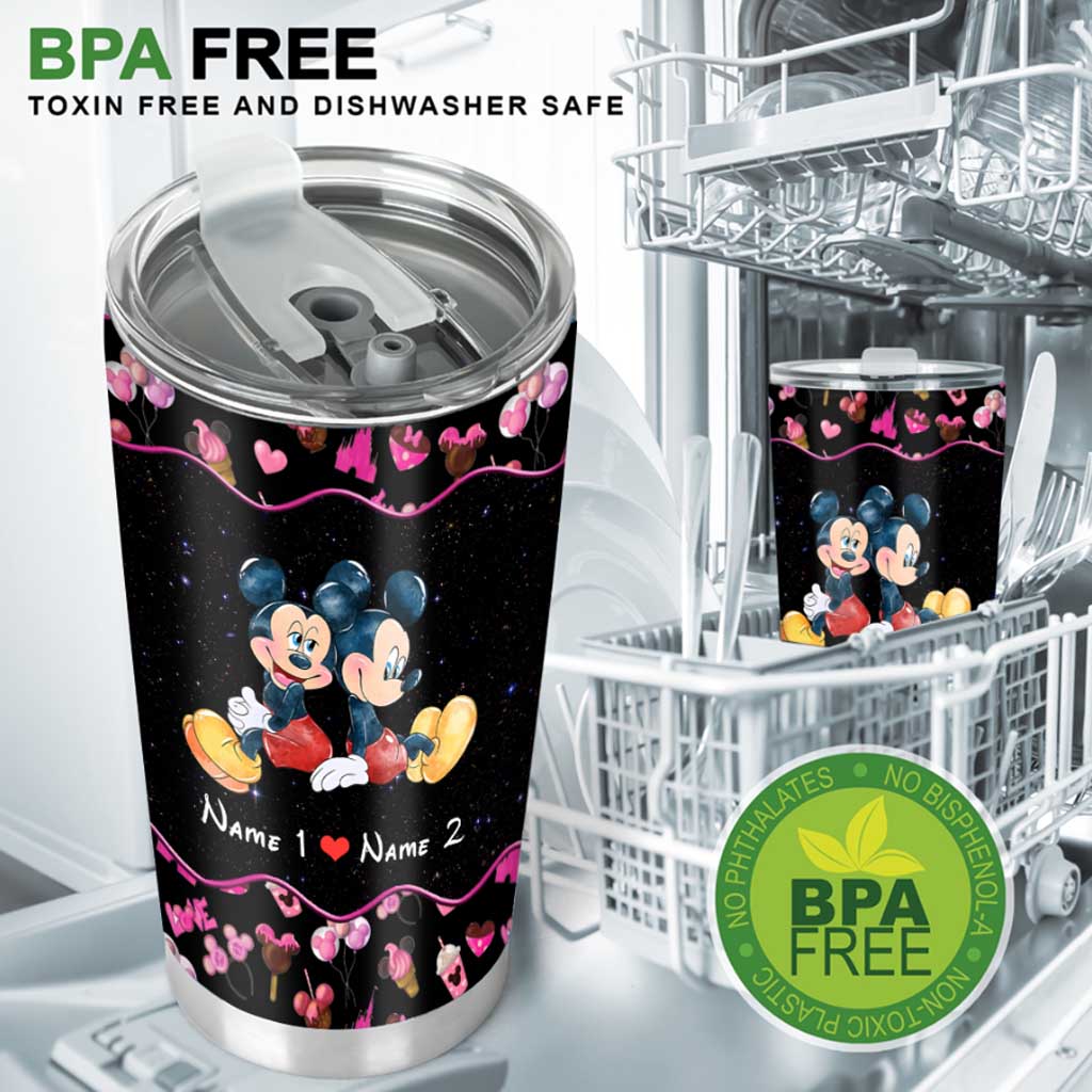 Personalized LGBT Support Tumbler Custom Couple Gift for Anniversary