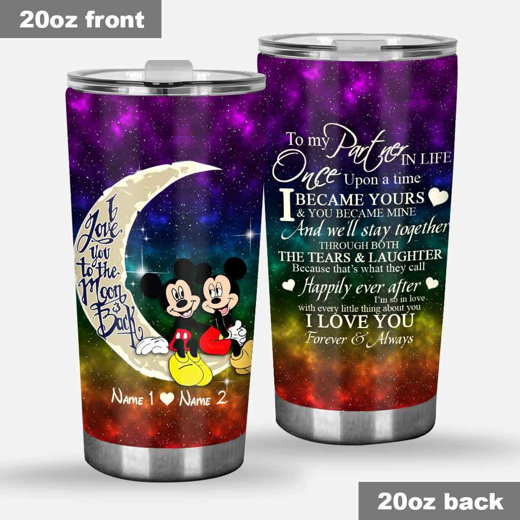 Personalized LGBT Couple Tumbler with Custom Names | Unique Love Gift