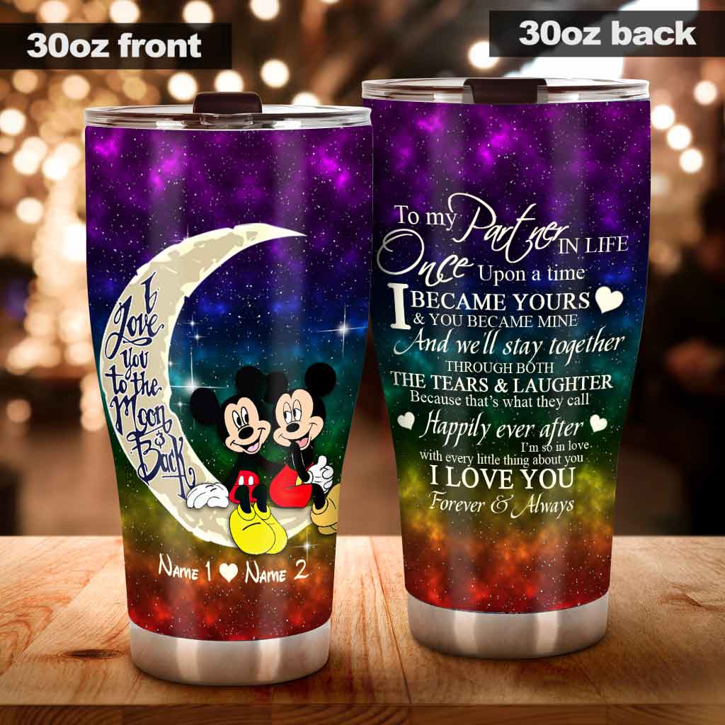 Personalized LGBT Couple Tumbler with Custom Names | Unique Love Gift