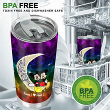 Load image into Gallery viewer, Personalized LGBT Couple Tumbler with Custom Names | Unique Love Gift

