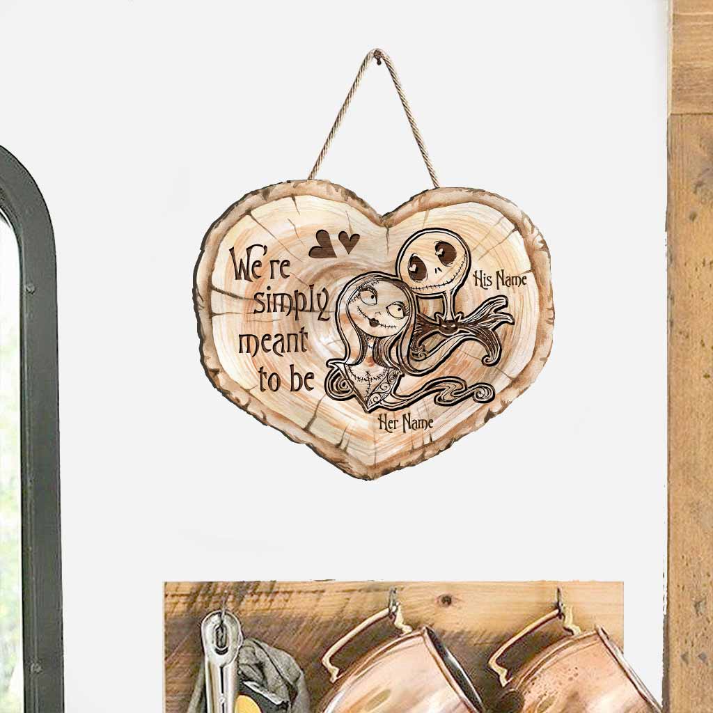 Personalized Heart Wood Sign for Couples | Unique Wedding Gift