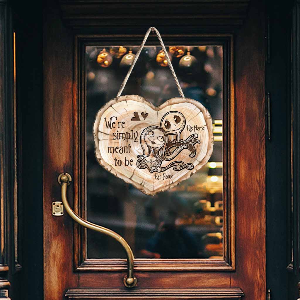 Personalized Heart Wood Sign for Couples | Unique Wedding Gift