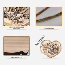 Load image into Gallery viewer, Personalized Heart Wood Sign for Couples | Unique Wedding Gift
