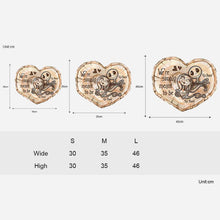 Load image into Gallery viewer, Personalized Heart Wood Sign for Couples | Unique Wedding Gift

