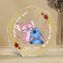Load image into Gallery viewer, Personalized Acrylic Plaque Custom Name Gift for Couples
