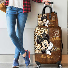 Load image into Gallery viewer, Personalized Leather Handbag &amp; Luggage Cover with Custom Name Gift for Women
