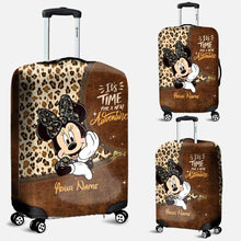 Load image into Gallery viewer, Personalized Leather Handbag &amp; Luggage Cover with Custom Name Gift for Women
