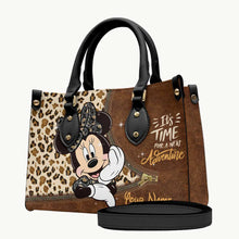 Load image into Gallery viewer, Personalized Leather Handbag &amp; Luggage Cover with Custom Name Gift for Women
