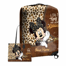 Load image into Gallery viewer, Personalized Leather Handbag &amp; Luggage Cover with Custom Name Gift for Women
