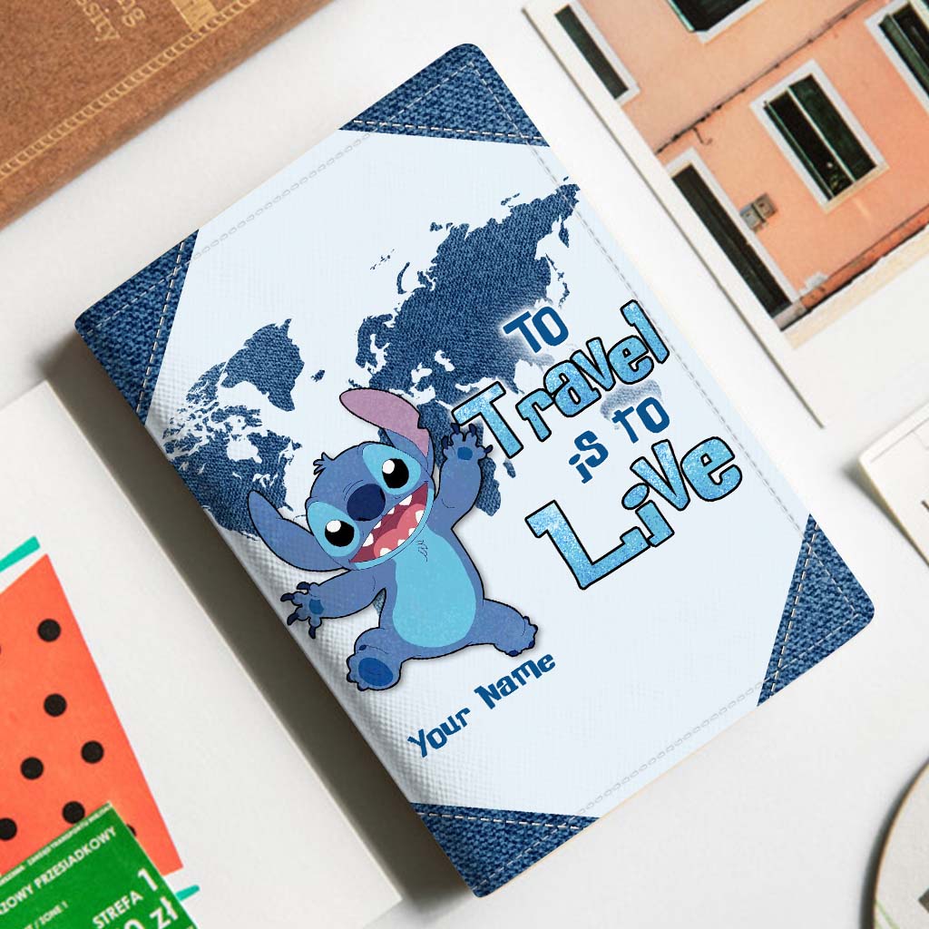 Personalized PU Leather Passport Holder Custom Name Travel Gift