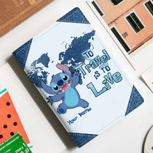 Load image into Gallery viewer, Personalized PU Leather Passport Holder Custom Name Travel Gift
