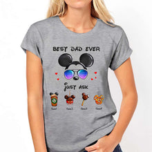 Load image into Gallery viewer, Personalized Best Dad Ever Mouse T-shirt and Hoodie Gift for Father's Day
