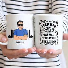 Load image into Gallery viewer, Personalized Father's Day Car Mug 11oz Unique Gift for Dad

