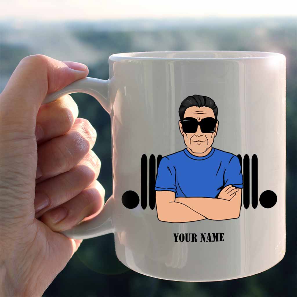 Personalized Father's Day Car Mug 11oz Unique Gift for Dad