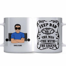 Load image into Gallery viewer, Personalized Father's Day Car Mug 11oz Unique Gift for Dad
