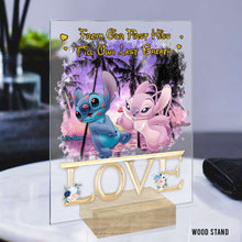 Load image into Gallery viewer, Personalized Ohana Acrylic Plaque Custom Names Gift for Couple
