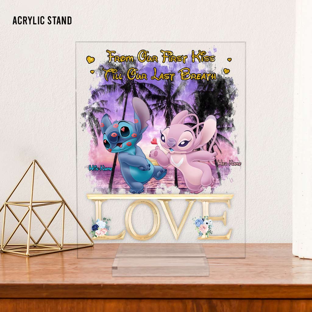 Personalized Ohana Acrylic Plaque Custom Names Gift for Couple