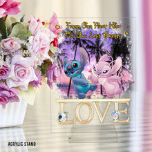 Load image into Gallery viewer, Personalized Ohana Acrylic Plaque Custom Names Gift for Couple

