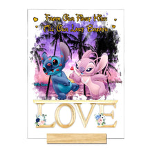 Load image into Gallery viewer, Personalized Ohana Acrylic Plaque Custom Names Gift for Couple
