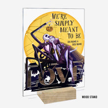 Load image into Gallery viewer, Personalized Acrylic Plaque We're Simply Meant To Be Gift for Couples

