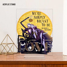 Load image into Gallery viewer, Personalized Acrylic Plaque We're Simply Meant To Be Gift for Couples
