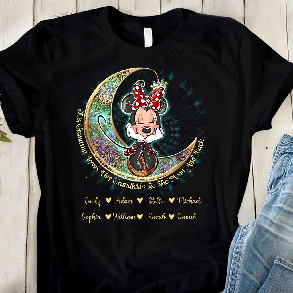 Personalized Grandma Mouse T-shirt & Hoodie Gift for Grandkids
