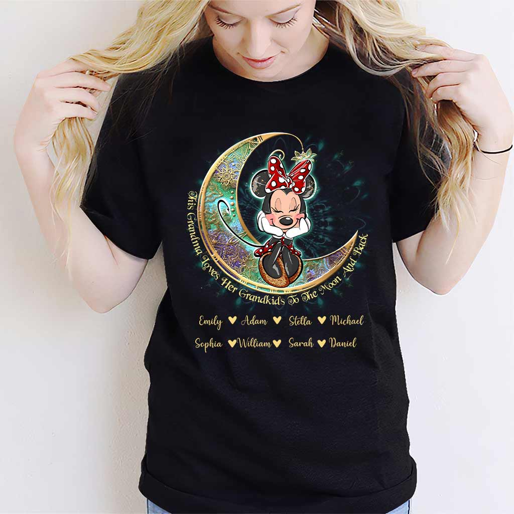 Personalized Grandma Mouse T-shirt & Hoodie Gift for Grandkids